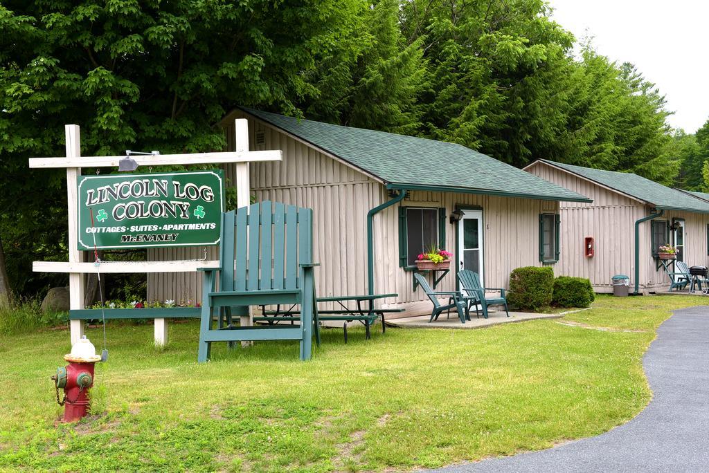 Hotel Lincoln Log Colony Lake George Exterior foto